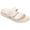 Off White, variant on Journee Womens Stellina Slide Flat Sandals