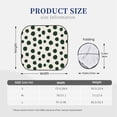 thumbnail image 3 of Haiem Abstract Green Polka Dot Car Windshield Sun Shade (2 Pieces) Foldable Windshield Sun Shade Car Accessories for Truck SUV Pickup-Small, 3 of 7
