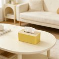 thumbnail image 4 of Funda para caja de pañuelos de cartón compuesto para mesa de centro de sala de estar – Soporte de plástico con tapa estilo cajón para escritorio de oficina, baño o mesita de noche, 4 of 6