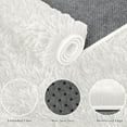 thumbnail image 5 of 8x10 Area Rug for Living Room:Ultra Soft Fluffy Shag Beige Rugs,Large Fuzzy Plush Indoor Non Slip Carpet Washable Rug for Bedroom Kids Nursery Office Dorm Modern Decor(White 8'x10'), 5 of 7