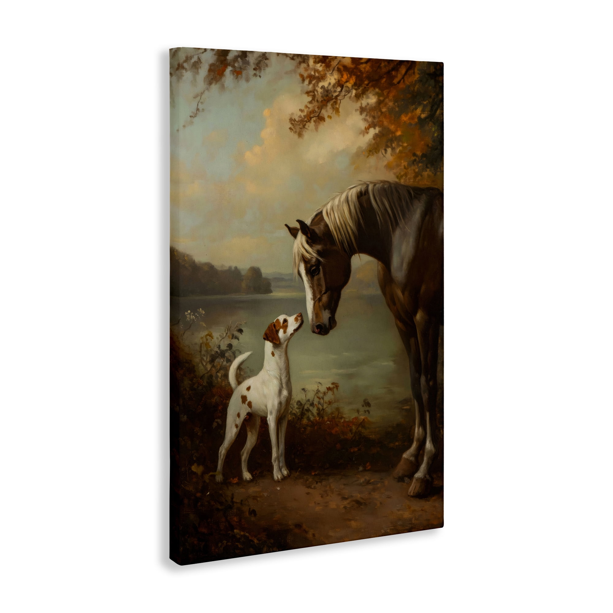 Stupell Industries Autumn Companions Hunting Party Canvas Wall Art, design by Petal Prints Design