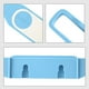 thumbnail image 5 of Bearachild Estante para zapatos Montado en la pared Hebilla de Zapatillas de ahorro de espacio Zapatillas de deporte Estante de Amarillo 5piezas, 5 of 6