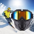 thumbnail image 2 of Gafas De Motocicleta Escudo Facial Moto Escudo Facial Gafas De Motocross A Prueba De Viento Casco De Carreras Gafas Protectoras Cubierta Facial Yuarrent OD014263-01, 2 of 6