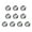 A, variant on Set of 10 Metal Pipe Clamps Handrail T Joint Accessories Heavy Duty Stainless Steel T Fittings Suitable for Tubing
