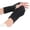 Black, variant on Fingerless-Crochet-Thumbhole-Warmers-Mittens for Women - Winter Warm Knit Arm Warmers