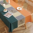 thumbnail image 1 of Nappe de Table à Manger Nappe Sans Rinçage Anti-Huile Imperméable Anti-Brûlure Luxe Léger Style PC Nappe en Tissu, 1 of 6