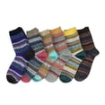 thumbnail image 4 of Women's 6 Pair Socks Size 6-9 Wool Warm Winter Crew Socks, 4 of 4