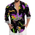 thumbnail image 2 of PMUYBHF T-Shirt Imprimé 3D Numérique pour Hommes Manches Courtes Col Rabattu 3235 TG, 2 of 5