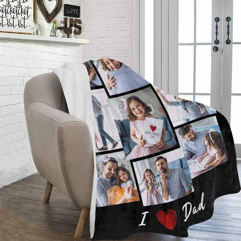 Custom Photo hotsell Blanket Personalized Collage Picture Throw Adult Baby Polar Sherpa Fleece Unique Fathers Day Gift Grandma Couples Anniversary