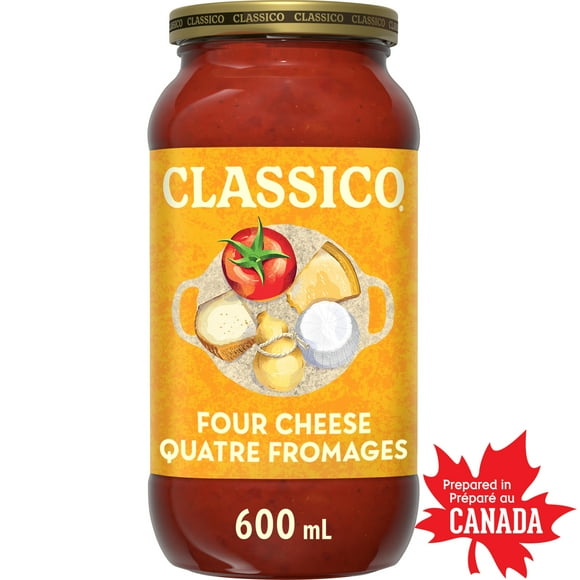Classico Tomato & Four Cheese 600ML, Classico Tomato & Four Cheese 600ML