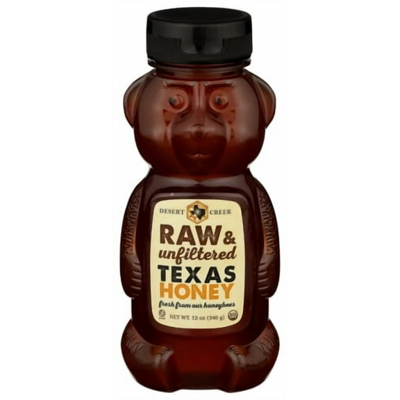 (Pack of 6) Desert Creek Honey LLC Raw Texas Honey 12 oz