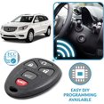 thumbnail image 5 of 2 New Keyless Entry 6 Button Remote Car Key Fob for Select GM OUC60270 OUC60221, 5 of 6