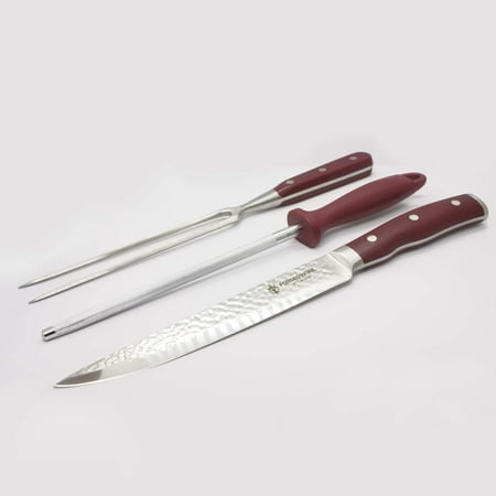 Forged in Fire Stainless Carving Knife Set 3 Pc