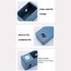 thumbnail image 5 of Bearachild Dispensador de de , soporte para cepillo de de pared sin perforaciones, exprimidor multifuncional, organizador de herramientas para Juegos de accesorios de baño Blanco, 5 of 6
