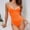 Orange womens swimsuits, variant on Swimsuit for Women 2024 Pimelu One-Piece Swimsuit for Women Womens One Piece Bathing Suit Ladies Adjustable Strap Slim Fit Athletic Swimsuit Summer Beach Solid Modest Swimwear