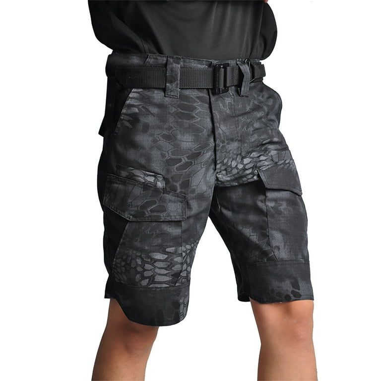 Mens Tactical Shorts Hiking Fishing Cargo Shorts for Men