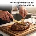 thumbnail image 6 of 24 Piece Gold Silverware Set with Steak Knives, Stainless Steel Flatware Set for 4, Mirror Polished Cutlery, 6 of 8