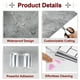 thumbnail image 3 of Uxcell 20Pcs Azulejos de Mármol Autoadhesivos, Paneles de Pared Impermeables para Salpicadero, Azulejos de Ducha Autoadhesivos de 11.81"x11.81" para Baño, Diseño de Jade de Palacio, 3 of 7