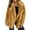 Beige, variant on UJNDER Women Winter Coat Keep Warm Outerwear Loose Big Collar Winter Coats for Women Army Green XXL