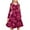 Wine, variant on ATOGUTA Girl Dress Long Sleeve T-Shirt Dresses Valentines Kids Spring A-Line Twirly Skater Dresses Size 4T-14, Wine