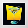 thumbnail image 3 of Mary Naylor 15x15 White Modern Wood Framed Wall Art Titled - Martini, 3 of 5