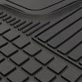 thumbnail image 3 of Motor Trend Custom Fit Trim Rubber Car Floor Mats, Premium Deep Dish All-Weather, Heavy Duty Anti-Slip Liners, for Compact SUV Crossover, Black, 3 of 4