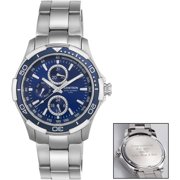 Personalized Planet Armitron Men's Silver-Tone Sub-Dial Dress Watch