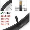 thumbnail image 4 of EddHomes 26 x 2.125 Bike Tube with Durable Component, 4 of 7