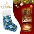 thumbnail image 3 of Coolnut Cute Sea Creature Whale Bubble Seaweed Christmas Stockings 1PCS,Big Xmas Stockings Gift Decorations and Party Supplies,Used for Fireplace Decoration Socks Christmas Tree Decoration, 3 of 7