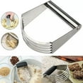 thumbnail image 3 of Pastry Blender, Professional Stainless Steel Dough Blender Scraper Chopper, 3 of 7