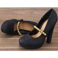 thumbnail image 2 of Correa desmontable Sunnimix para zapatos de tacón alto sueltos y decoración dorada, 2 of 7
