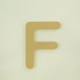 thumbnail image 3 of Package of 1, 12 Inch X 1/2" Thickness MDF Letter F in The Gotham Rounded Font, Thick, Upper Case for Art & Craft Project, Made in USA, 3 of 4