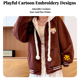 thumbnail image 3 of Abbraccia Sudadera sherpa juvenil con capucha, 3 of 6