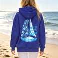 thumbnail image 5 of CAIXIA Graphic Hoodies for Women Zip Up Trendy Loose Fit Long Sleeve Pullover Top Oversized Sweatshirts for Women Drawstring Lined Jacket with Pocket 2026 Fall Outfits Clothes, 5 of 8