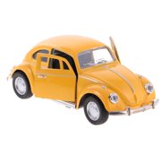 Alloy Classic Sedan Car Model Die-cast Crafts 1:32 Scale Yellow