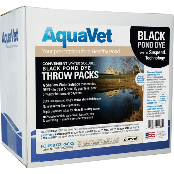 POND DYE BLACK 4PK/8OZ 1