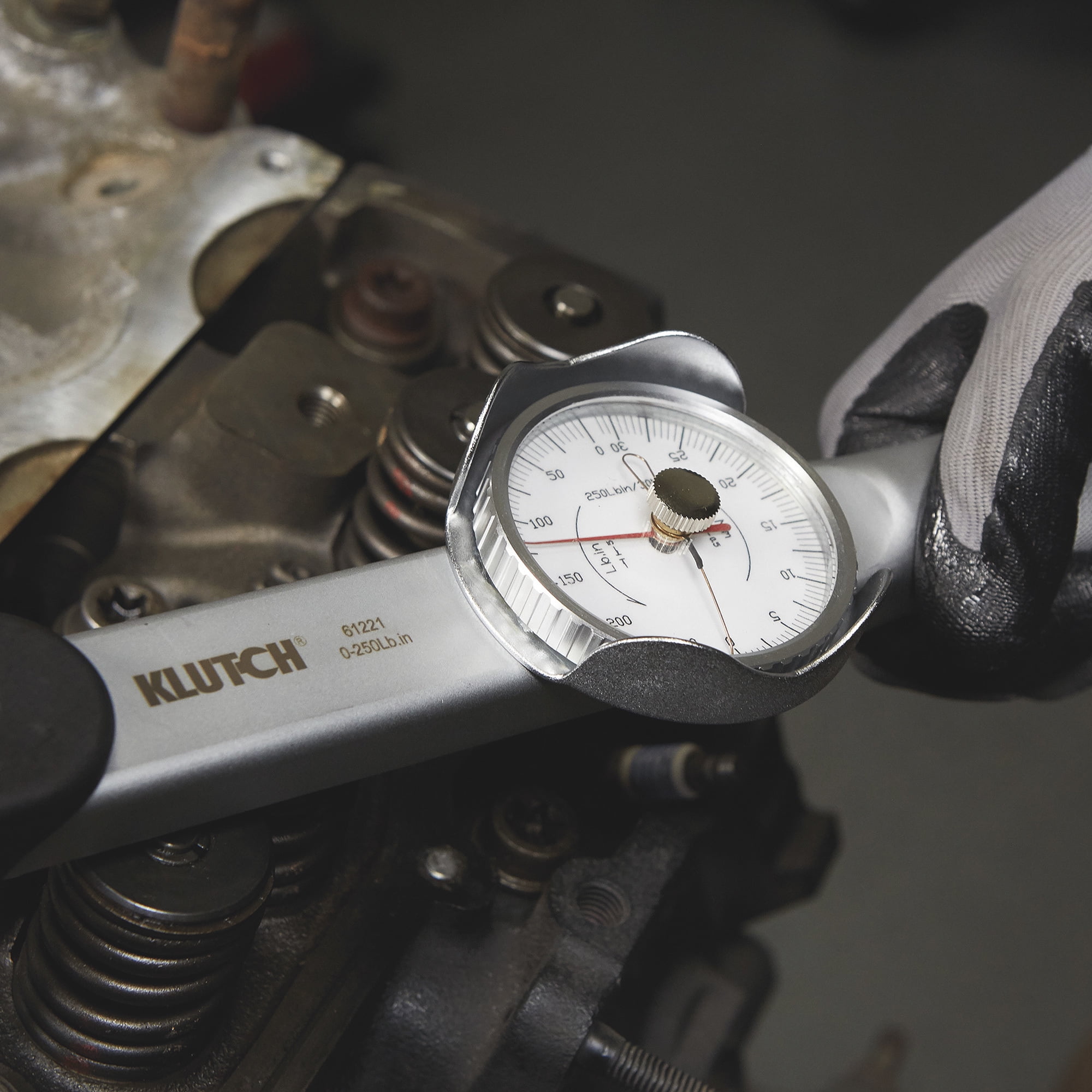 Klutch Dial Torque Wrench, 3/8in.-Drive