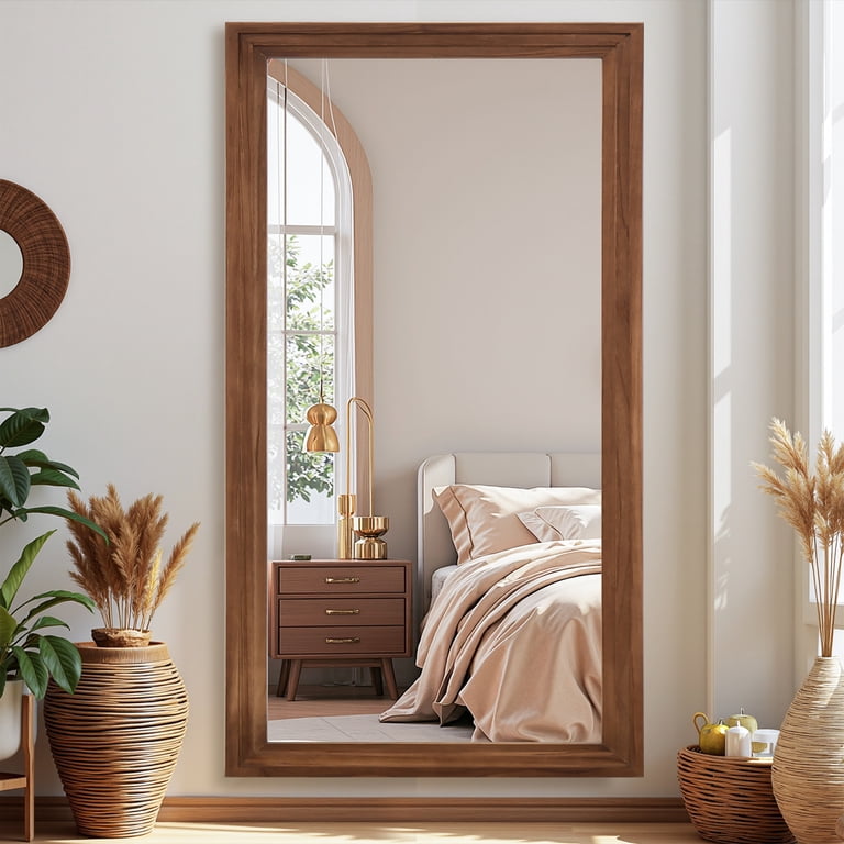 【Wooden Frame Mirror】木枠 ミラー 鏡 Antok, Full Length Mirror, 76