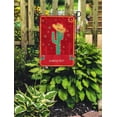 thumbnail image 2 of SIDONKU Snow Cowboy Red Christmas Green Cactus and Winter Holiday Raster Texas Tree Garden Flag Decorative Flag House Banner 12x18 inch, 2 of 2