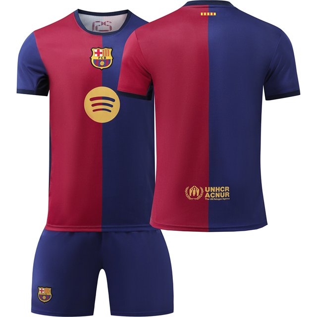 2425 Barcelona home jersey football uniform set