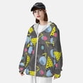 thumbnail image 3 of Lsque Geometric UPF 50+ Lightweight Sun Protection Men's Women's Long Sleeve Shirt, Hoodie Performance -XX-Large, 3 of 9