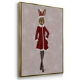 thumbnail image 3 of Christmas Christmas Fashion Bunny - Framed Gallery Wrapped Holiday Canvas - 17 x 25 - Gold Frame, 3 of 8