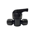 thumbnail image 2 of 1/4" Straight Hose Quick Connect Hose Check Fittings Plastic Water Hose Check Fittings Reverse Osmosis Aquarium Connectors (5 Pcs), 2 of 5