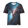 thumbnail image 4 of Fewfanhot Womens T Shirts 3D Print Round Neck Short Sleeved Fashion Summer T-Shirt, 4 of 5