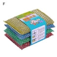 thumbnail image 2 of Neinkie 4Pcs/Set Multi-Purpose Scrub Sponges for Kitchen Non-Scratch Microfiber Sponge Along with Heavy Duty Scouring Power - Effortless Cleaning of Dishes, Pots and Pans All at Once, 2 of 2