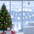 thumbnail image 4 of Unique Bargains Window Clings Party Supplies for Holiday White City Santa Claus, 4 of 7