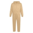 thumbnail image 3 of Boys Halloween Hooded Full Zip Jumpsuit Solid Color Long Sleeve One Piece, 3 of 7