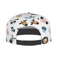 thumbnail image 4 of Fotbe Cartoon Animals Flat Bill Visor Cap Classic Snapback Hat Polyester Foam Trucker Hat Trucker Cap Adjustable Baseball Cap, 4 of 9