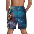 thumbnail image 2 of Lsque Mens Swim Trunks Abstract Colorful Art Supplies Pattern - Bathing Suit Compression Liner - Beach Swim Shorts Swimwear - (S-3XL) - Stretch Quick Dry -3X-Large, 2 of 9