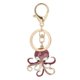 thumbnail image 1 of Octopus Shaped Rhinestone Key Ring Keychain Pendant Bag Decoration Birthday Gift, 1 of 5